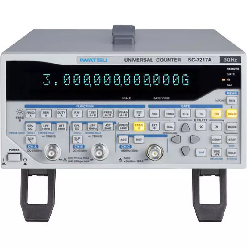 IWATSU Universal Counter 3 No. of Channels Up to 12 digits Number of Digit, SC-7217A