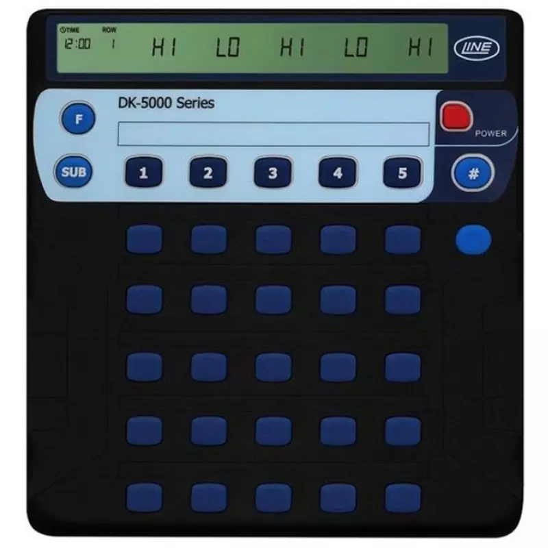 LINE SEIKI Electronic Counter Built-in flash memory Memory 30 keys Input, DK-5030D