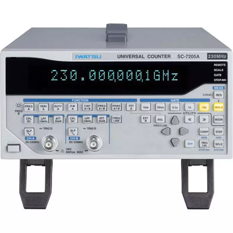 IWATSU Universal Counter 2 No. of Channels 7 digits or more Number of Digit, SC-7205A