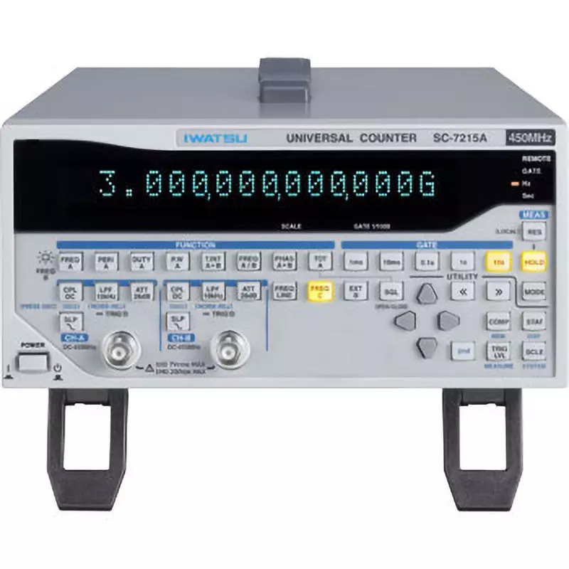 IWATSU Universal Counter 2 No. of Channels Up to 12 digits Number of Digit, SC-7215A
