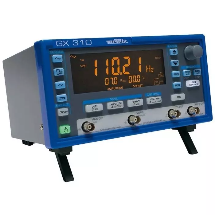 Metrix GX 310 Function Generator, 0.001Hz Min, 10MHz Max, GX310