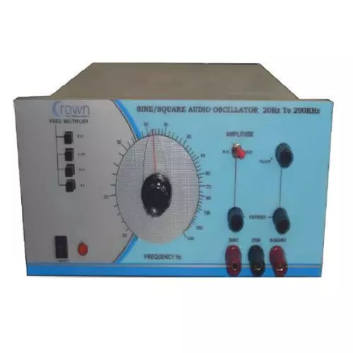 Crown Sine/Square Audio Wave Oscillator 20 Hz to 200 kHz 6-Digit Counter, CES 304D