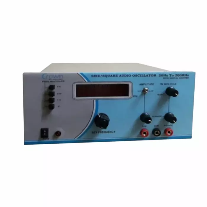 Crown Sine/Square Audio Wave Oscillator 20 Hz to 200 kHz 6-Digit Counter, CES 304D