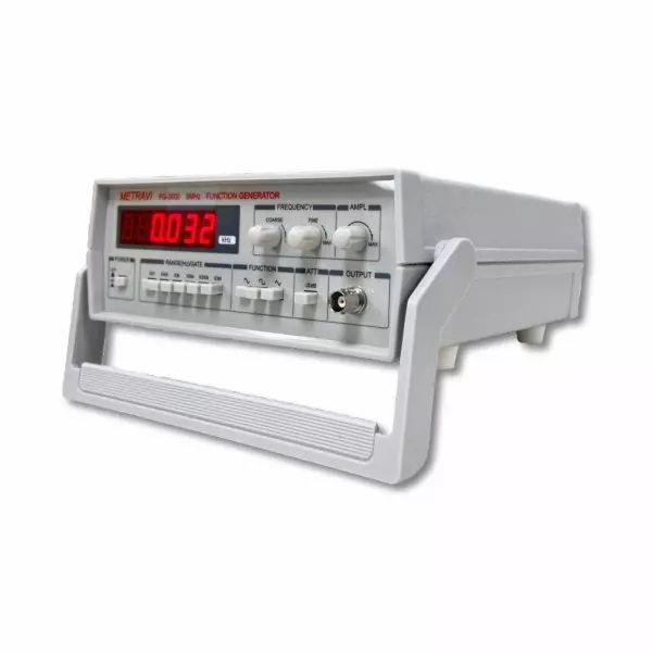 Metravi Digital Function Generator Sine, Square, Triangle Output Wave Frequency Range 1 Hz – 3 MHz, FG-3000