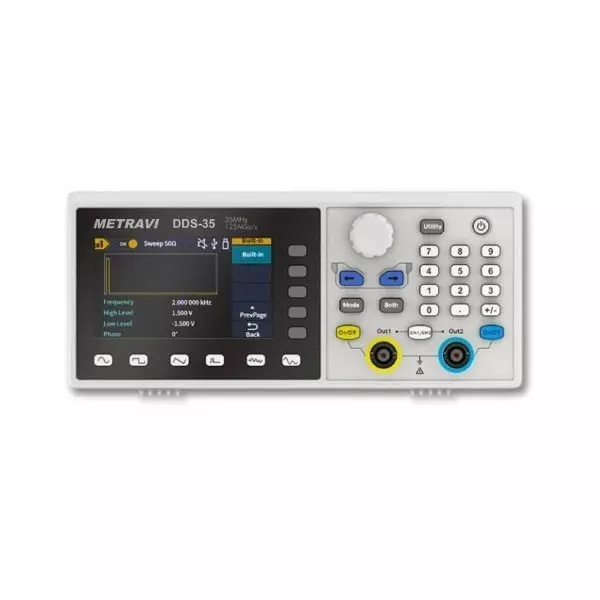Metravi DDS Function Generator Dual Channel Frequency Output 35 MHz, DDS-35
