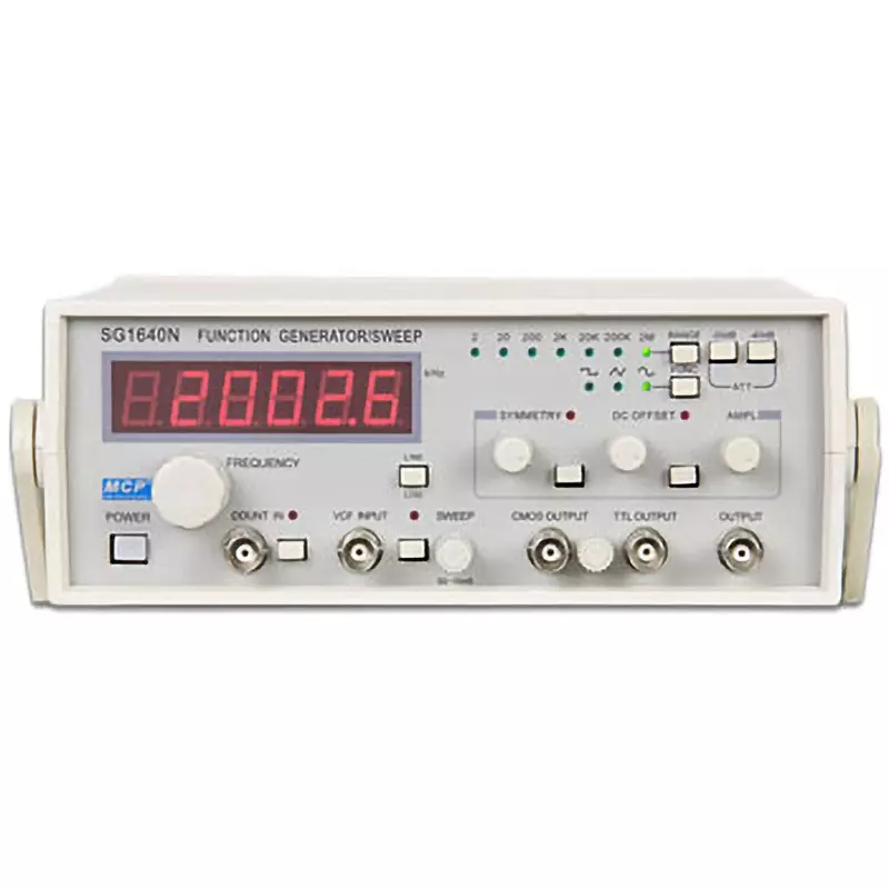 MCP Function Generator 1 No. of Channels Sine / square / triangle / ramp / pulse Output Waveform, SG1640N