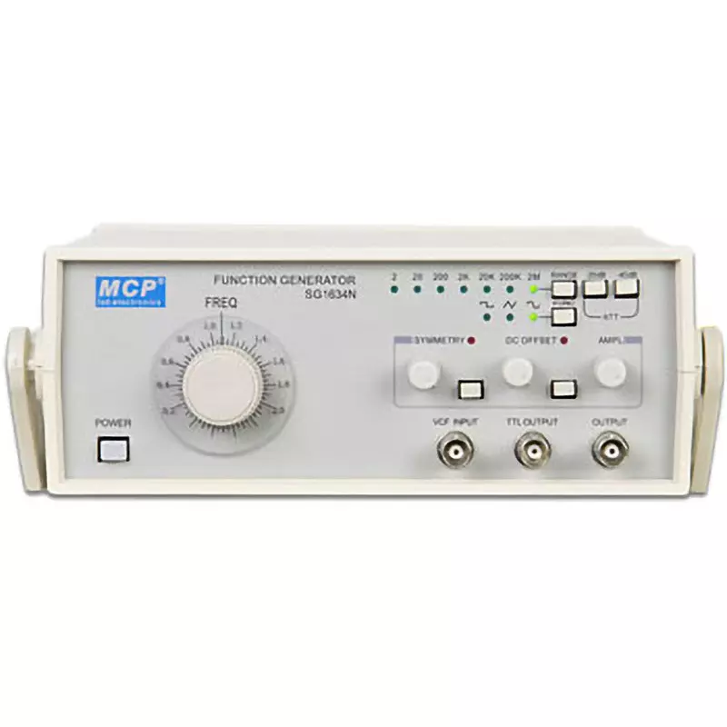 MCP Function Generator 1 No. of Channels Sine / square / triangle / ramp / pulse Output Waveform, SG1634N