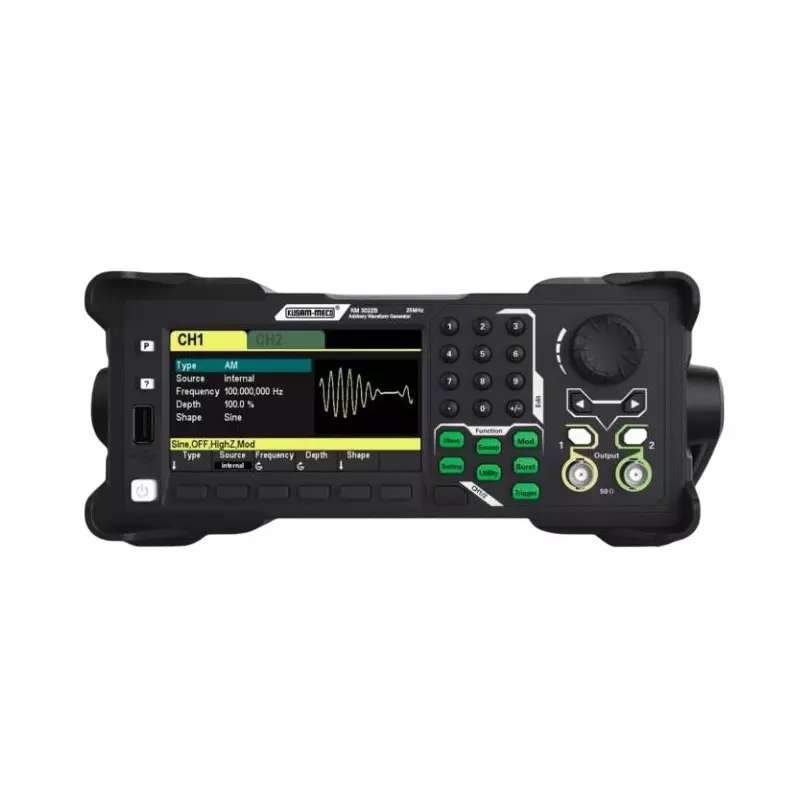 KUSAM-MECO Arbitrary Waveform Generator 2 m Memory Depth 16 Bit Resolution 25 MHz Frequency Range, KM 3022B