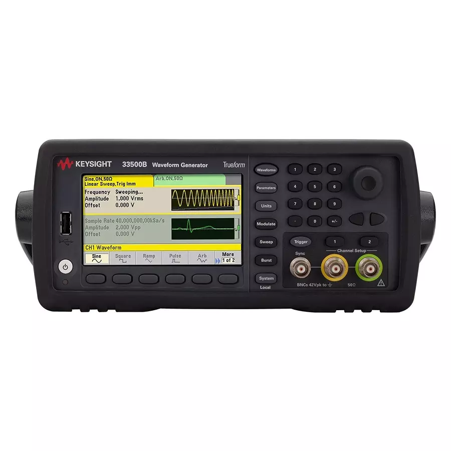 KEYSIGHT TECHNOLOGIES WAVEFORM GEN, 1CH, ARB, 30MHZ, TRUEFORM, 33521B