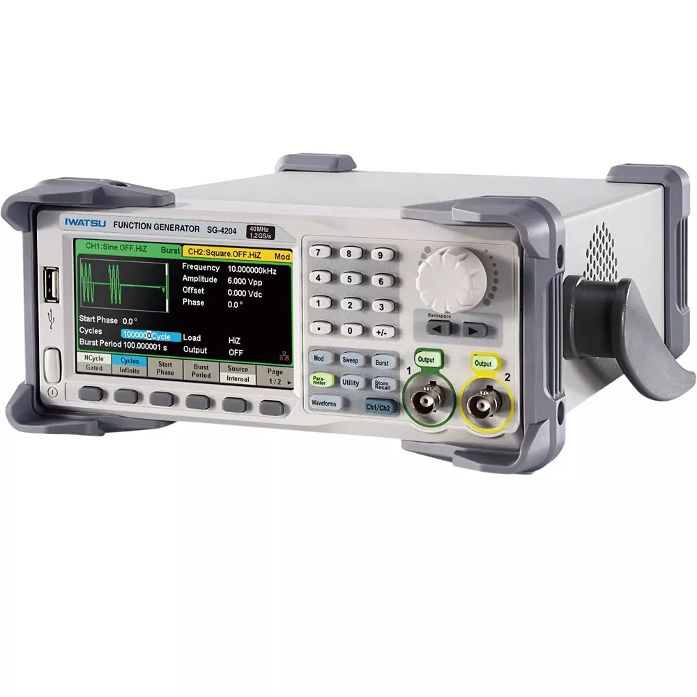 IWATSU Function Generator Operating: 0 to +40, Non-operating: -20 to +60 Temperature Range, SG-4208
