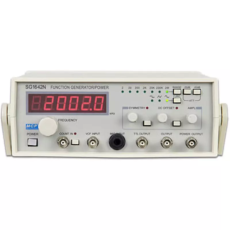 MCP Function Generator 1 No. of Channels Sine / square / triangle / ramp / pulse Output Waveform, SG1642N
