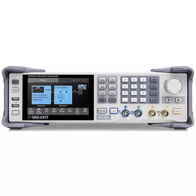 Siglent Arbitrary Waveform Generator 14 bit Resolution 2 ch No. of Channels 500 Frequency Band, SDG7052A