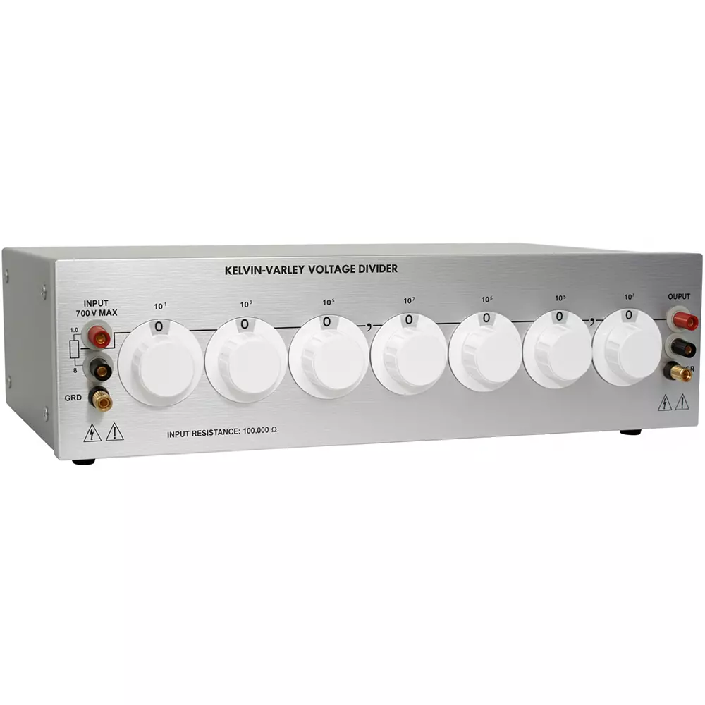 TCTL Kelvin-Varley Precision Resistive Voltage Divider 100 kΩ Input Impedance, KVVD-1