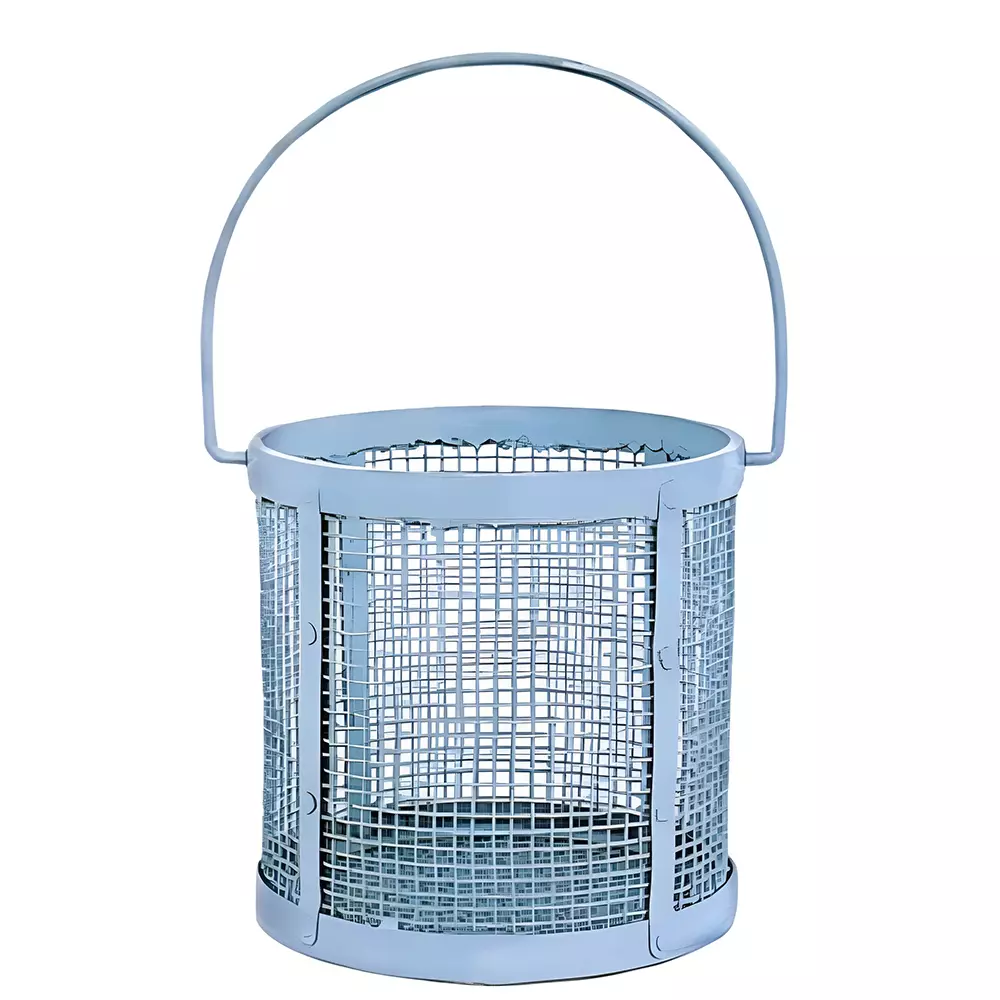 ENKAY Galvanised Wire Mesh Density Basket 20 cm Diameter and 20 cm Height, EKE 455