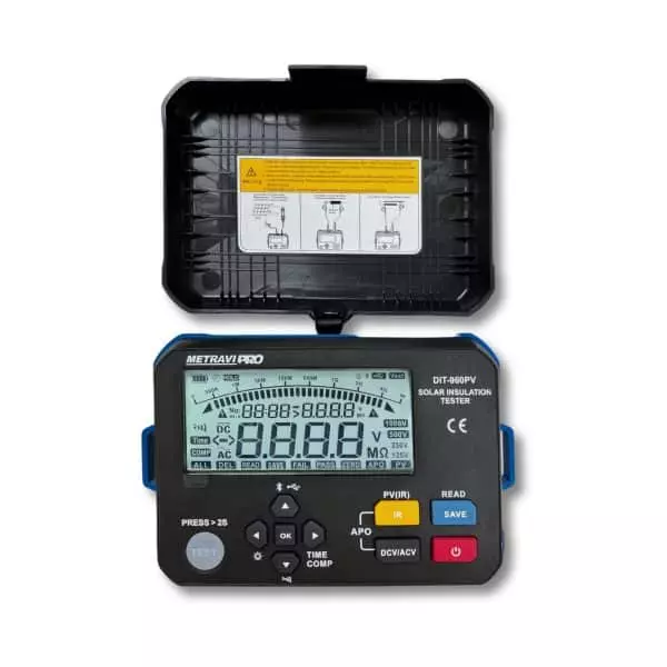 metravi-digital-solar-insulation-tester-rated-voltage-125-v-250-v-500-v-1000-v-pro-dit-960pv-new
