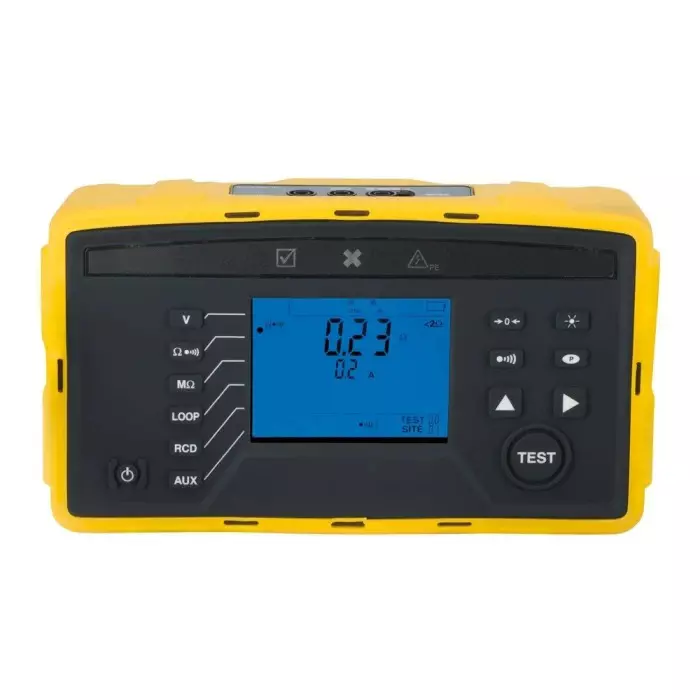 Krykard Standard Installation Tester Custom 231-Segment LCD With Blue Backlighting Display Rating IP 54, CA 6131
