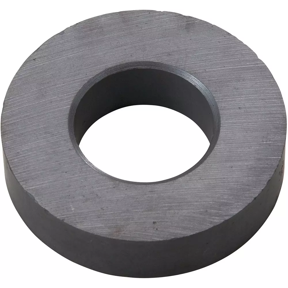 TRUSCO Ferrite Magnet 2.87 N Attracting Force, TF12RA-1P