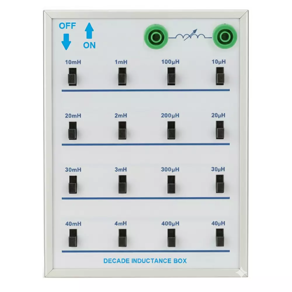 TCTL Capacitance Decade Box 10 µH to 111.1 mH Range 4 Decades Slide Switches, DIBN-1