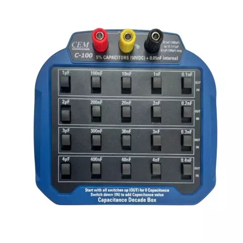 Metravi CAPACITANCE DECADE BOX 50 V DC, C-100