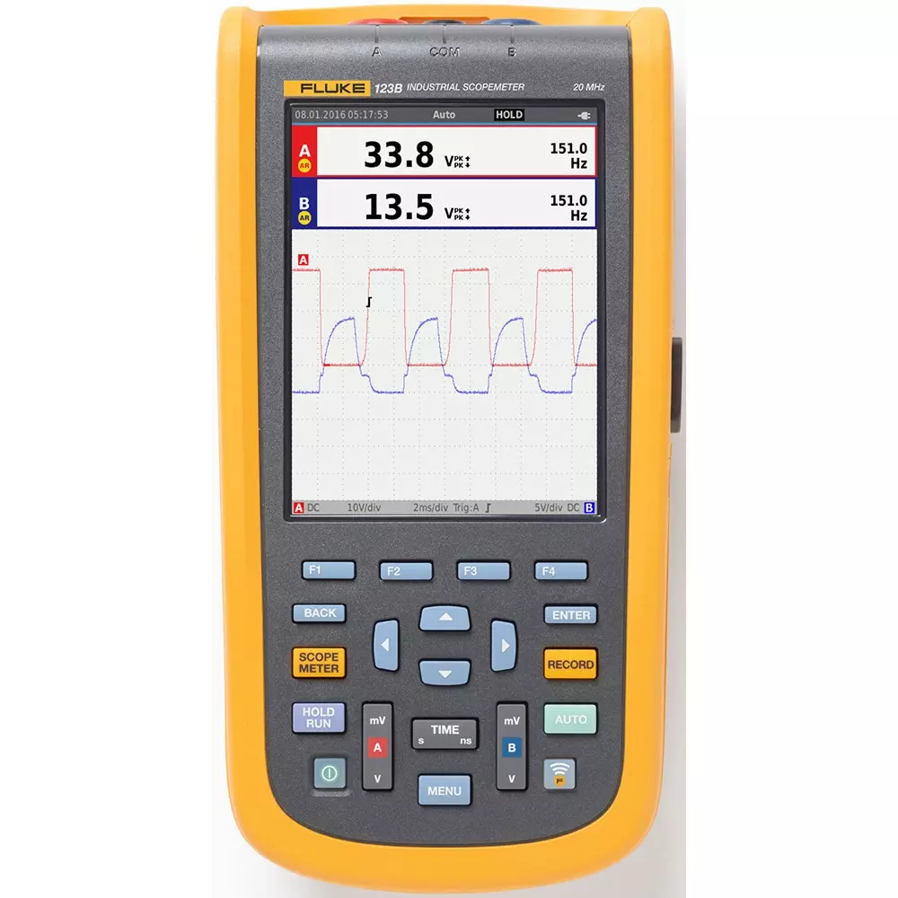 Fluke Measurement and Analysis Functions Essential envelope IR (connected with IR-USB cable) Interface, FLUKE-123B/JP/S