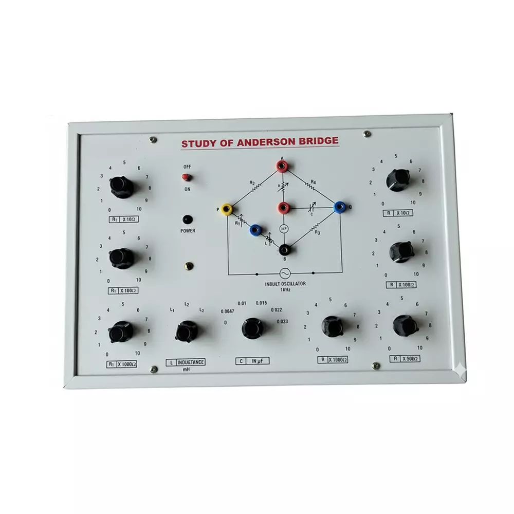 TCTL Electronic Measurement Anderson's Bridge Modification of Maxwell’s Bridge Wide Inductance Range Self-Inductance, AB-1