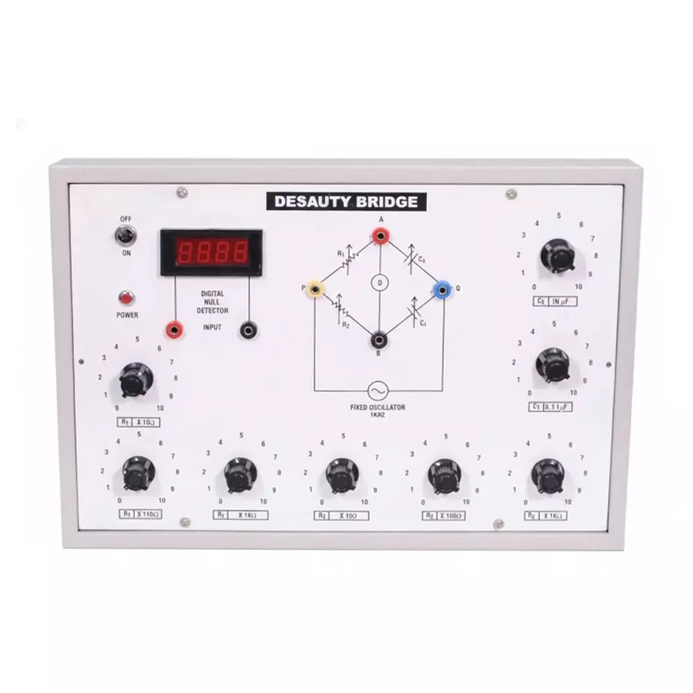 TCTL Electronic Measurement De Sauty Bridge Low Dielectric Loss Capacitors, DSB-1