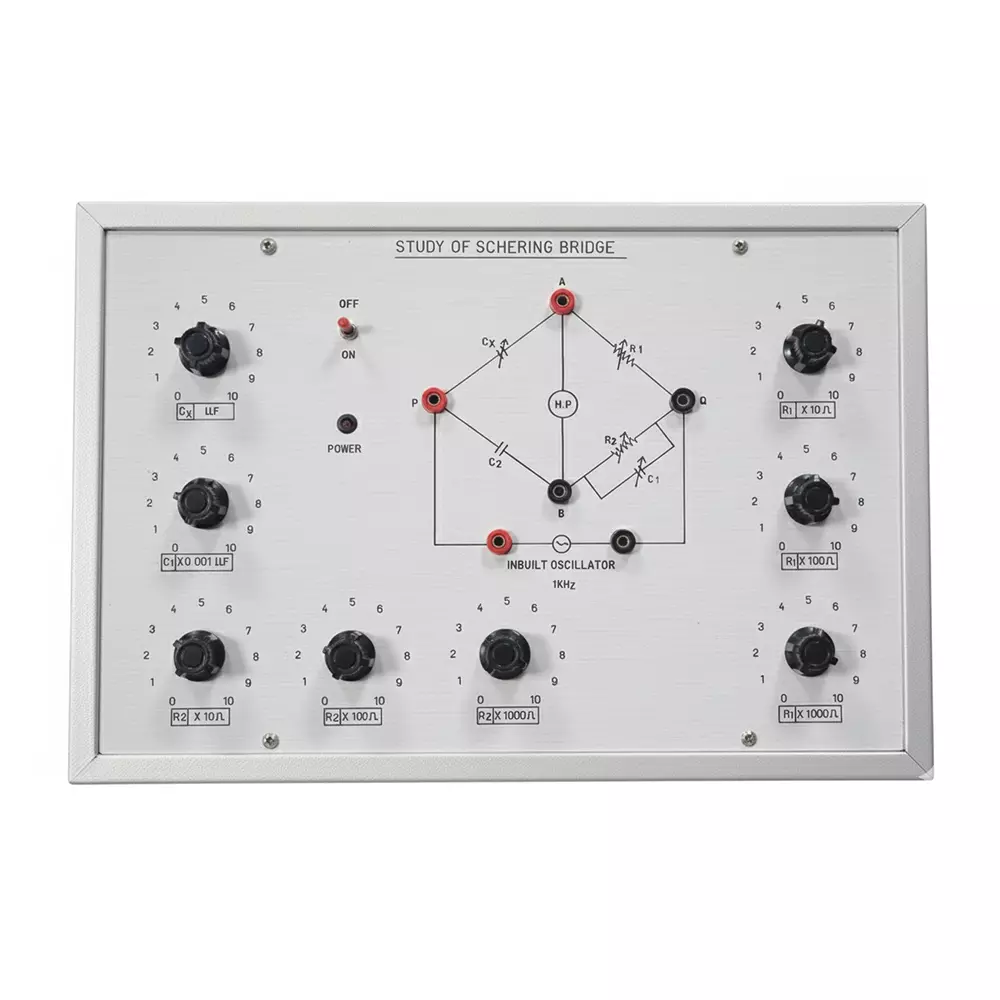 TCTL Electronic Measurement Schering Bridge AC Capacitance & Dielectric Loss Tan Delta Of Insulating Materials, SB-1