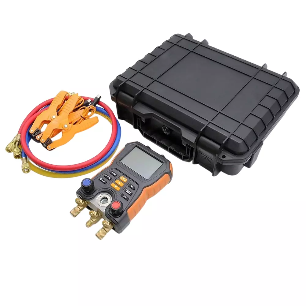 HSETIN Digital Refrigerant Meter Non Magnetic with 100 to 6000 kpa / -0.1 to 6 mpa (HT-60) Range and 1 cm Line Level, HT-202208