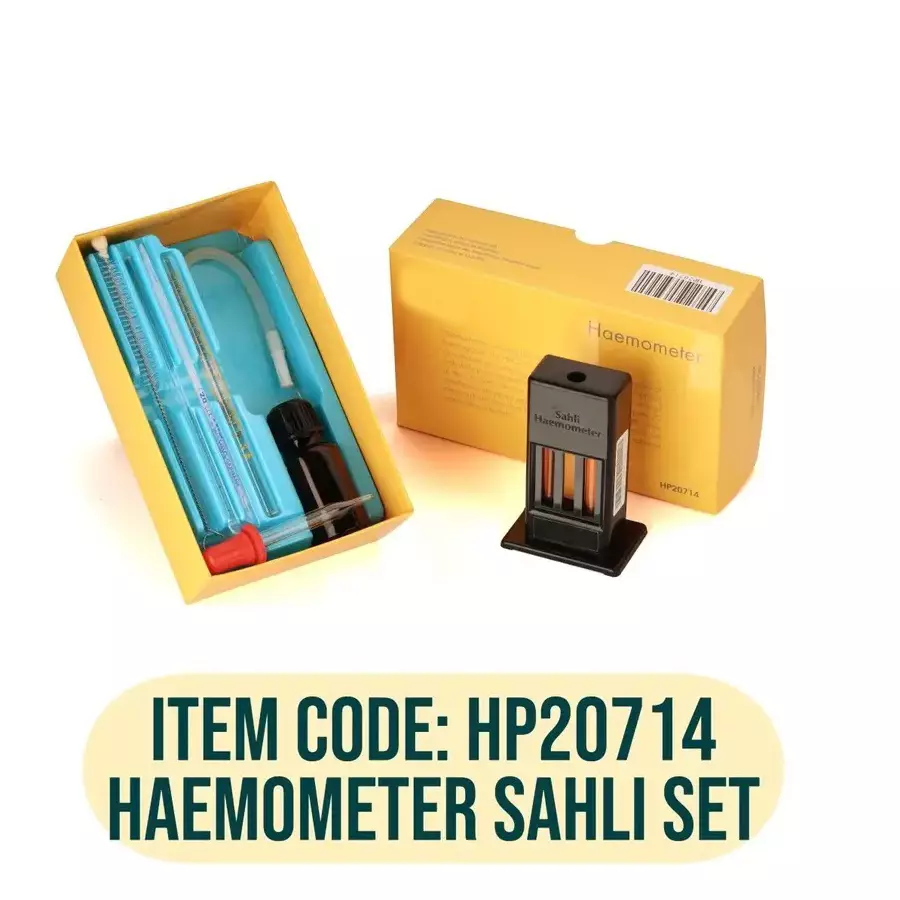 HBG Haemometer Sahli Set Ultrasonic Homogenisation Treatment Type, HP20714 Haemometer