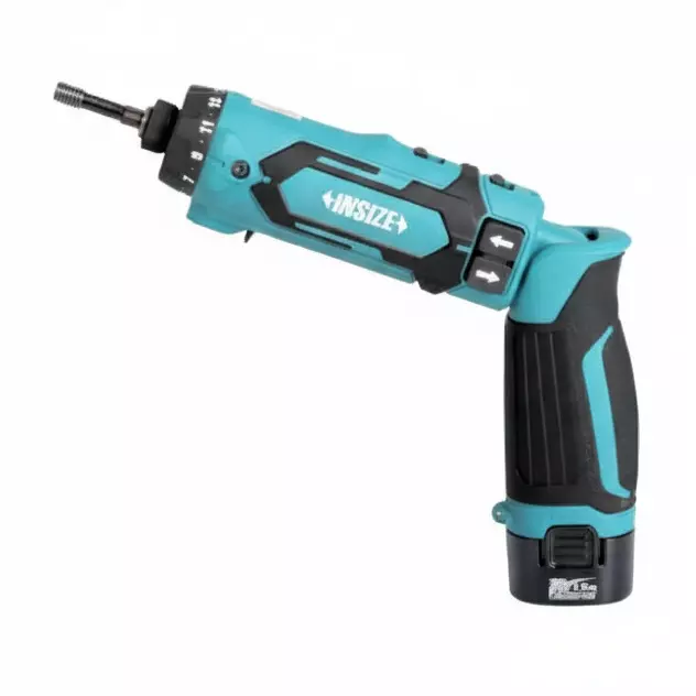 Insize Electric Driver With 2 Speed Levels (200 RPM, 650 RPM) and 0.3-2.9 Nm Torque Range, 4256-HANDLE (With Battery & Charger, Without Thread Plug Gauge)
