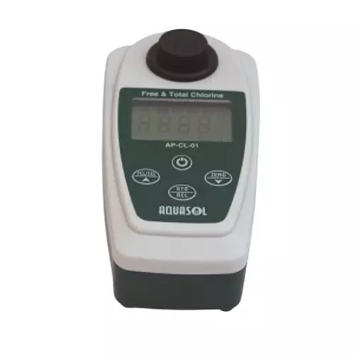 AQUASOL DIGITAL Portable Chlorine Meter 0 to 5 PPM Range 0.01 PPM Resolution, AP-CL-01