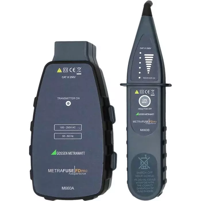 GOSSEN METRAWATT -METRAFUSE FD PRO-Fuse Detector Fuse Finder CAT III 250 V, M660C