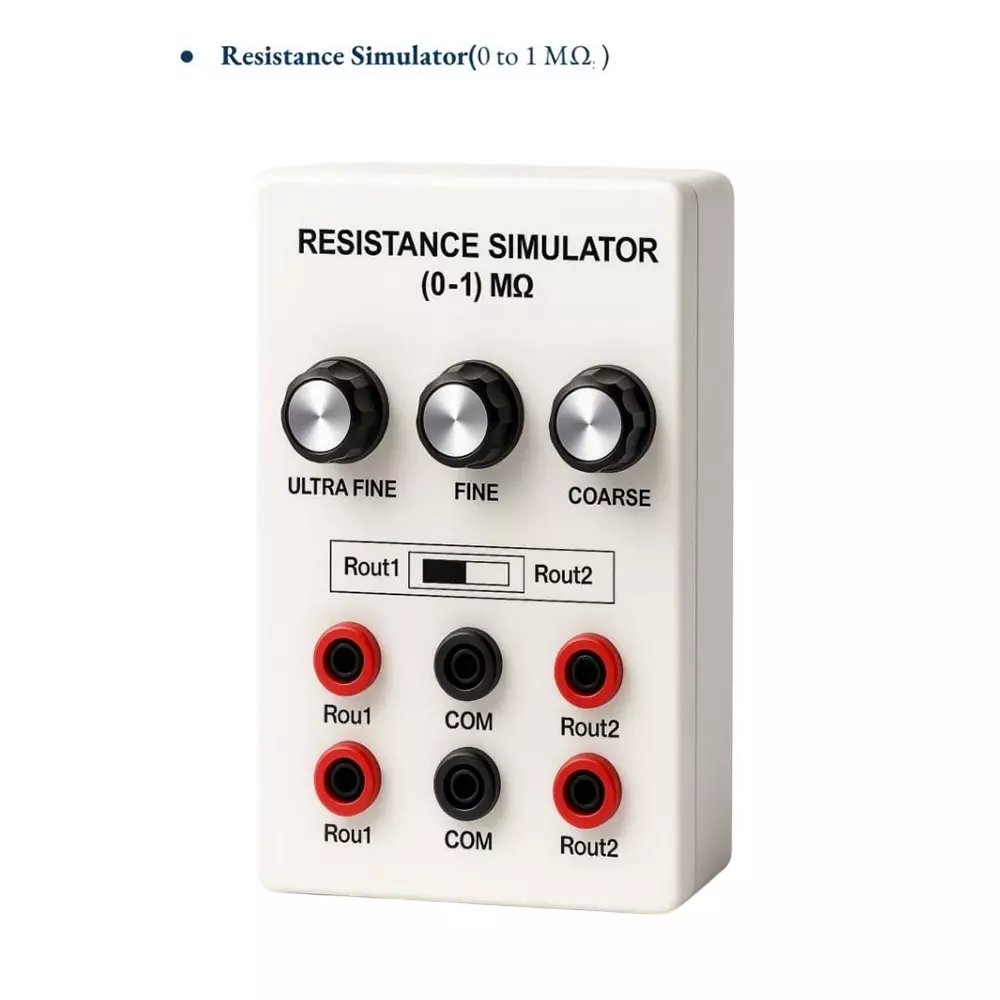 TCTL Resistance Simulator/Calibrator (RS) 0 to 1 MΩ Range, RS-5
