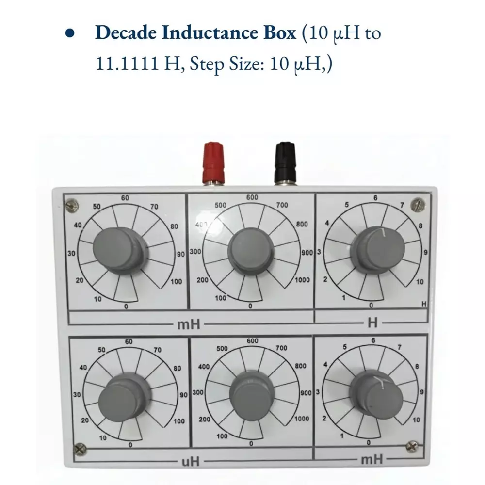 TCTL Decade Inductance Box (DIB) 10 μH to 11.1111 H Range, DIB-5