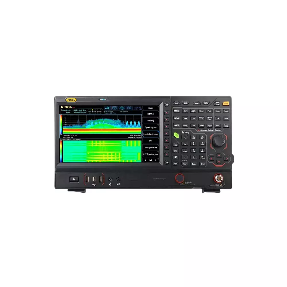 Rigol Spectrum Analyzer [Resolution bandwidth (-3 B)] 1 Hz-10 MHz, [Resolution bandwidth (-6 B)] 200 Hz, 9 kHz, 120, RSA5065N