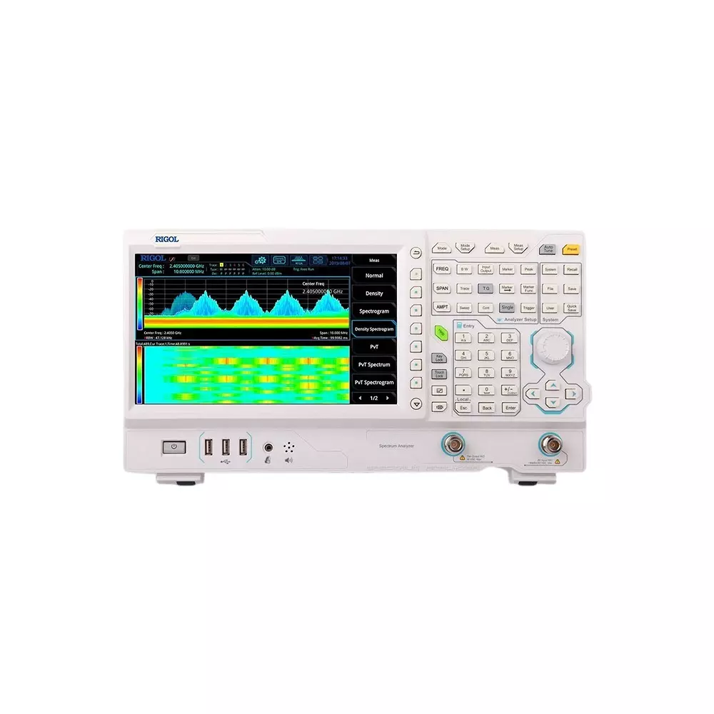Rigol Spectrum Analyzer [Resolution bandwidth (-3 B)] 1 Hz-3 MHz, [Resolution bandwidth (-6 B)] 200 Hz, 9 kHz, 120, RSA3030N