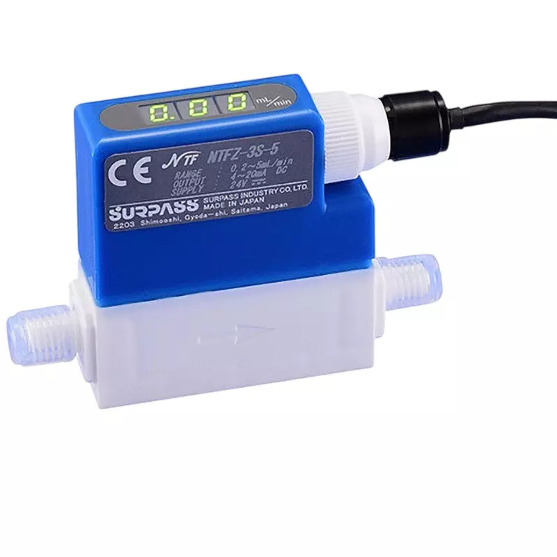 AS ONE NTF Series Micro Flowmeter 10 to 150 ml/min, NTFZ-4S-150