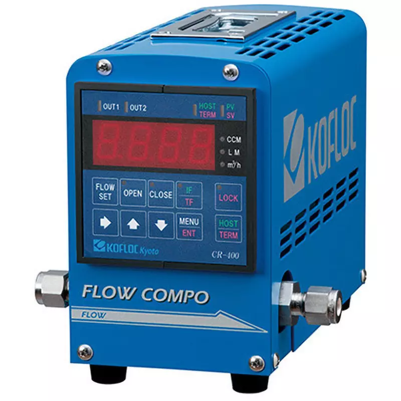 KOFLOC Mass Flow Measurement Unit 61-9948-41 Air Measurable Fluid, FCM4000-3760-AIR-30SCCM-1/4SW-20℃