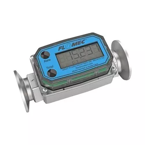 OMEGA Flow Meter, Liquid, 102Bar, 5-50Gpm, G2S10Tq9Gmv