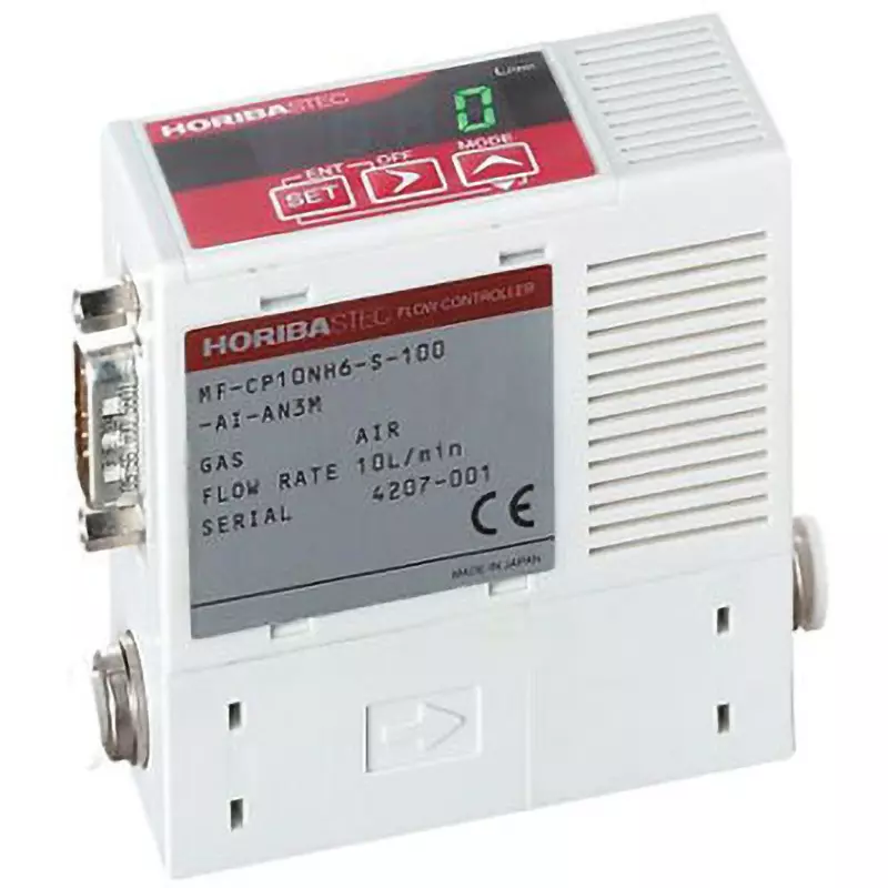 HORIBA Mass Flow Controller ±3%F.S. Accuracy 3-766-02 Part No gas Target of Measurement, MF-CP10N-1LM