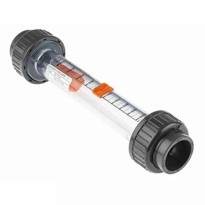 Georg Flow Meter Fischer Short Version Series Variable Area for Liquid 100 L/h Min 1000 max, 198803329