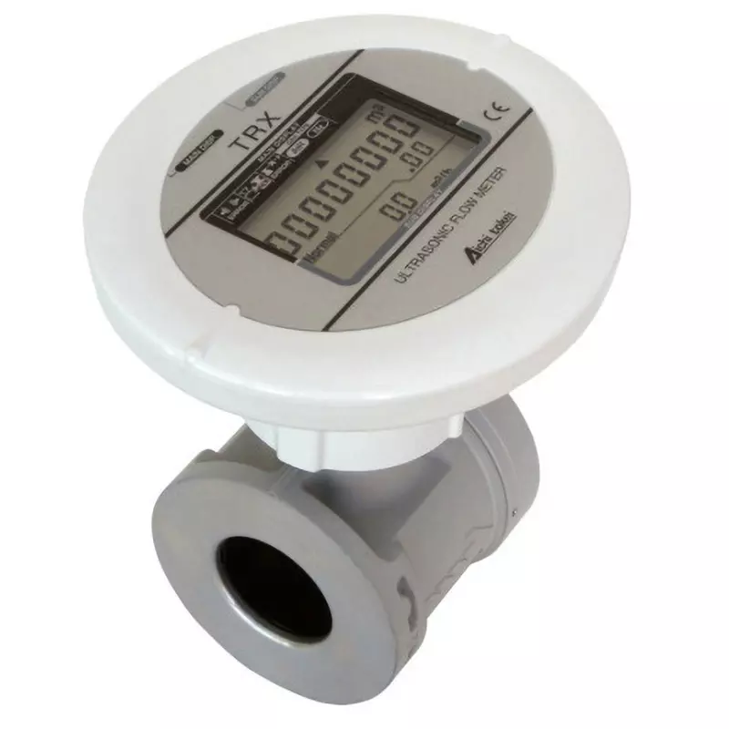 Aichi Tokei Denki Ultrasonic Flow Meters ±2%RD to Accuracy Horizontal (LCD display upward) or vertical Mounting Direction 90, TRX65B-C/5P