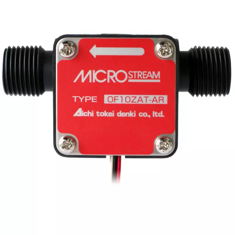 Aichi Tokei Denki Micro Flow Sensor ±2%RS Accuracy Indoor specifications (IP x 4 equivalent) Protection Class 62-3788-80 Part, OF05ZAT-AR