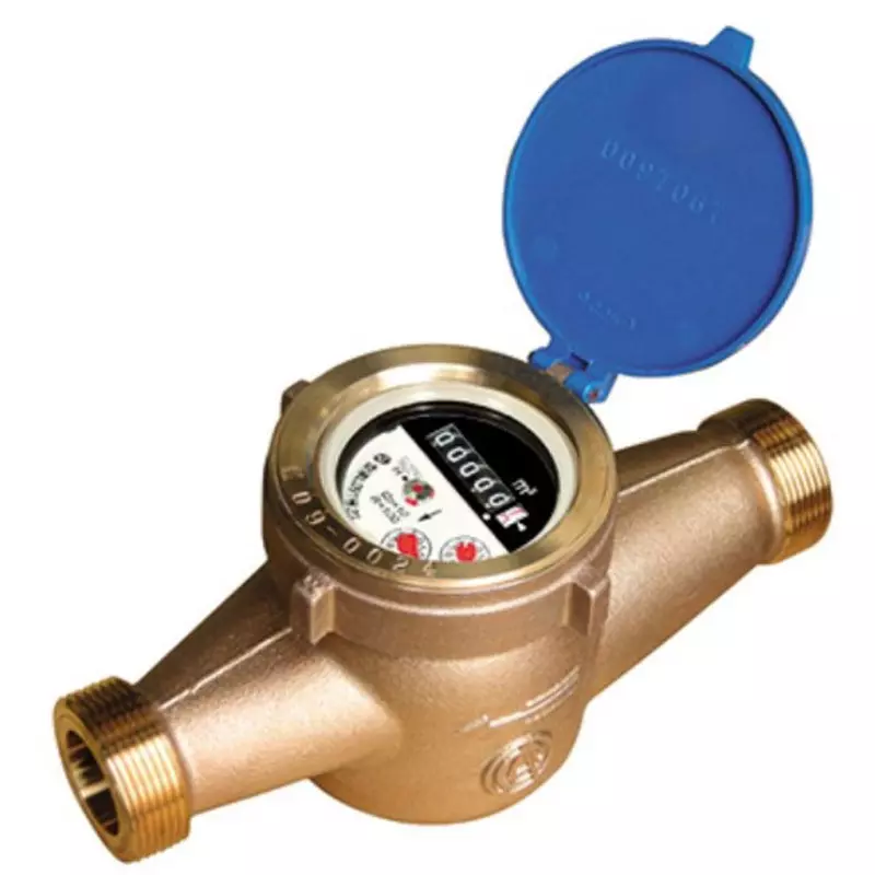 Aichi Tokei Denki Water Meter H (horizontal) Mounting Direction 1 L Minimum Scale Bismuth bronze castings, PD40-III (without fittings)