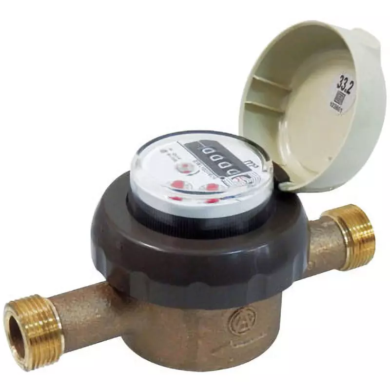 Aichi Tokei Denki Water Meter, The lid and display unit rotate 270 degrees in 15-degree increments. Specifications Impeller type, SD20V