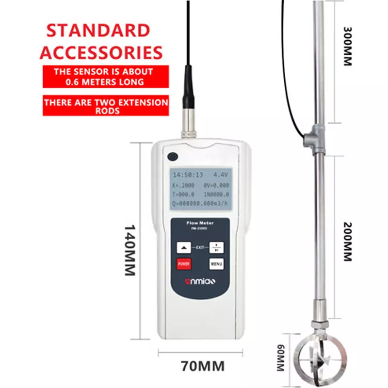 Amittari Flow Meter -10 to 50 ℃ Operating Temperature Range, OSK97BX231-V05
