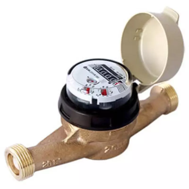 Aichi Tokei Denki Water Meter H (horizontal) Mounting Direction 1 L Minimum Scale Bismuth bronze castings Case, SD20S (without hardware)