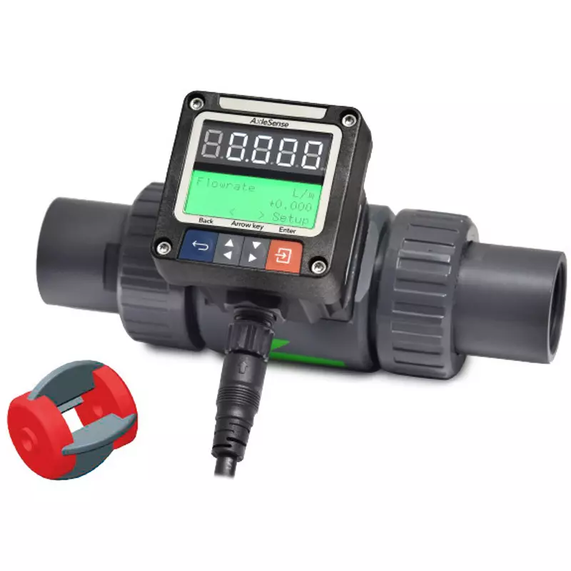 Krone Flow Meter K-factor:53.33 P/L Specifications DC 12 to 36 V / 100 mA Power Supply Power cable 2 m Included, FP-P025CUFE