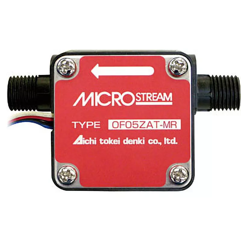 Aichi Tokei Denki Micro Flow Sensor ±2%RS Accuracy Cold / hot water, kerosene, light oil, heavy oil, etc. Measurable Fluid, OF05-ZAT-MR