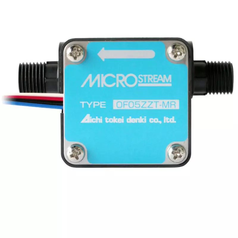 Aichi Tokei Denki Micro Flow Sensor ±2%RS Accuracy Indoor specifications (IP x 4 equivalent) Protection Class 62-3788-85 Part, OF05ZZT-MR